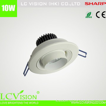 LED Lighting / 10W SHARP LED Down light / Adjustable / Dimming / 960lm